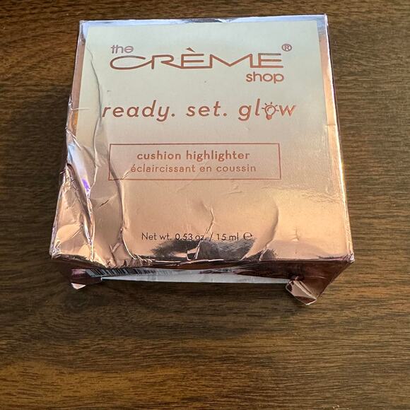 The Creme Shop Ready Set Glow Cushion Highlighter Pink Glow Face Makeup NEW - Picture 2 of 9